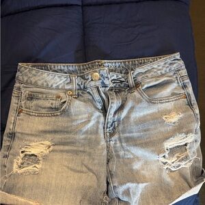 American Eagle Outfitters Light Blue Jean Shorts